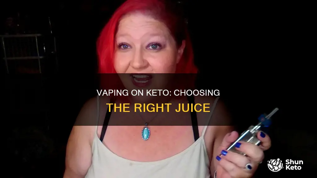 what vape juice to use on keto