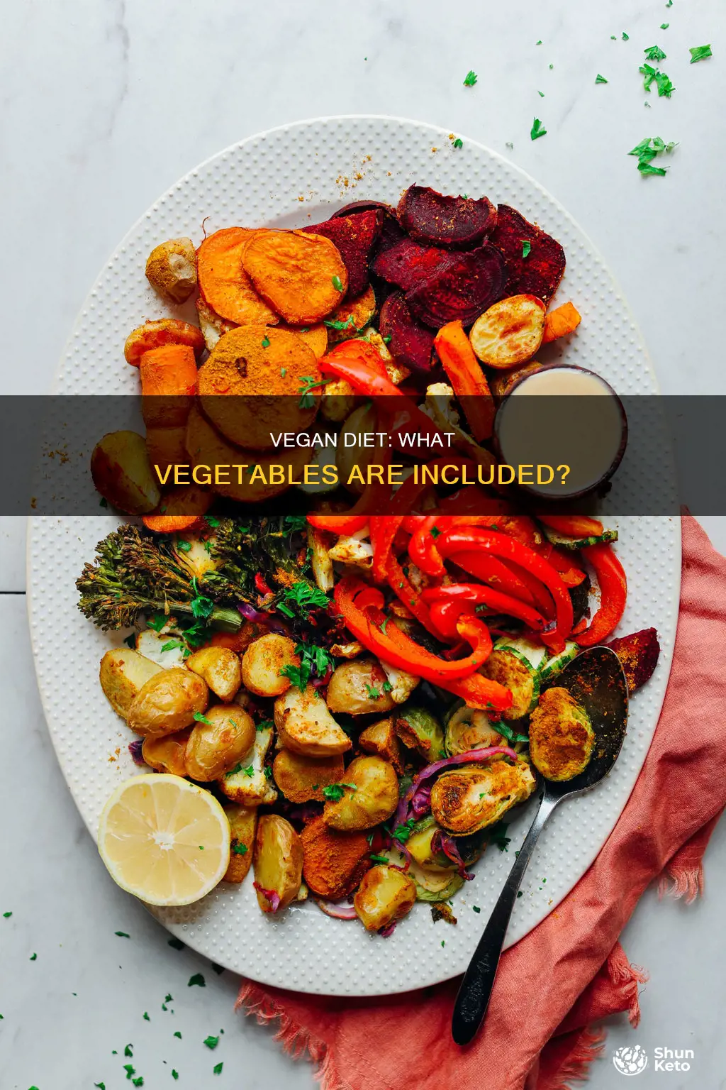 what vegetable are included in a vegan diet