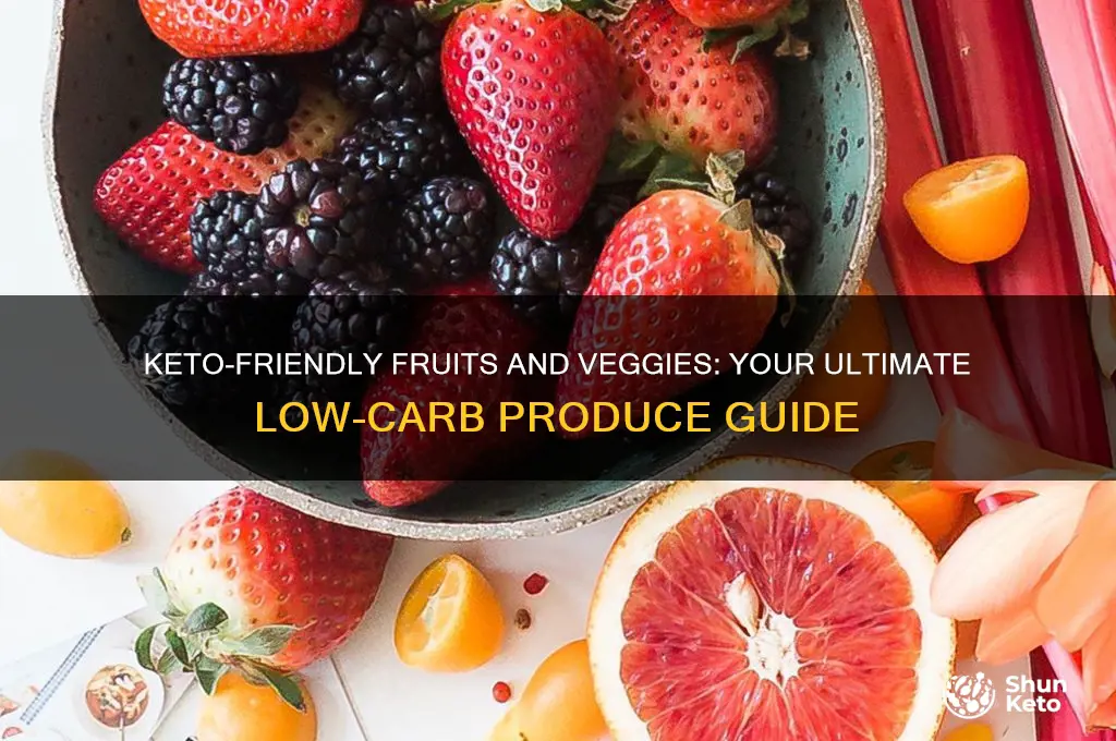what vegetables and fruits are allowed on the keto diet