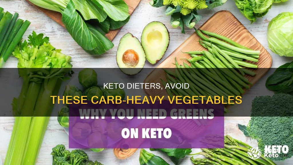 what vegetables are high in carbs for a keto diet