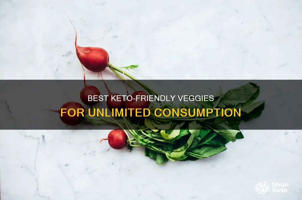 what vegetables can i eat unlimited on keto