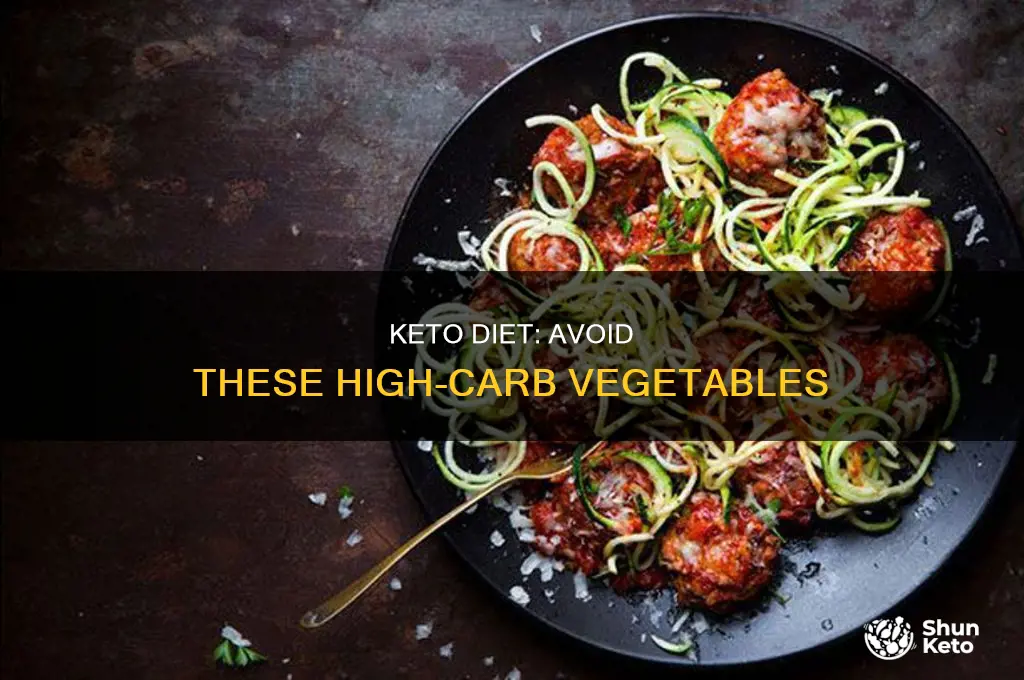 what vegetables not to eat on the keto diet