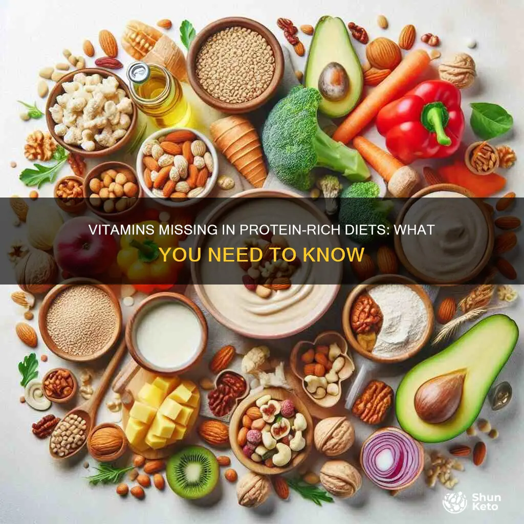 what vitamins are lacking in a protein rich diet