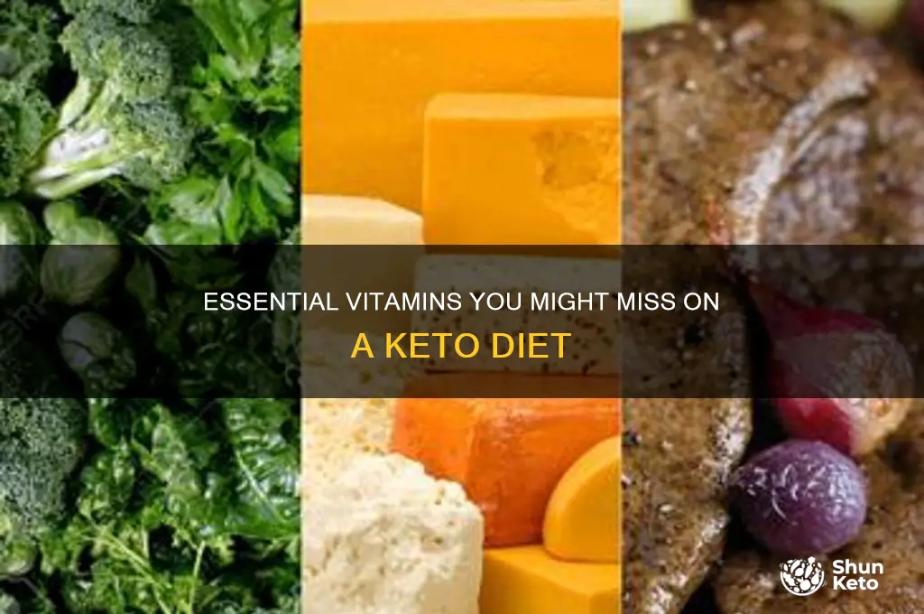 what vitamins are missing on a keto diet