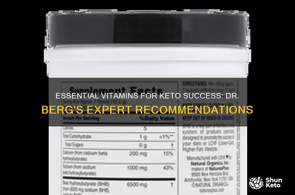 what vitamins are needed on keto diet dr berg