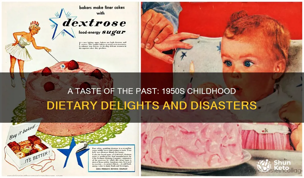 what was diet like for children 1950