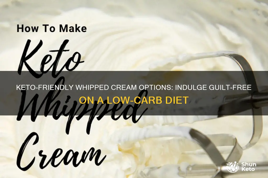 what whip cream can you have on keto