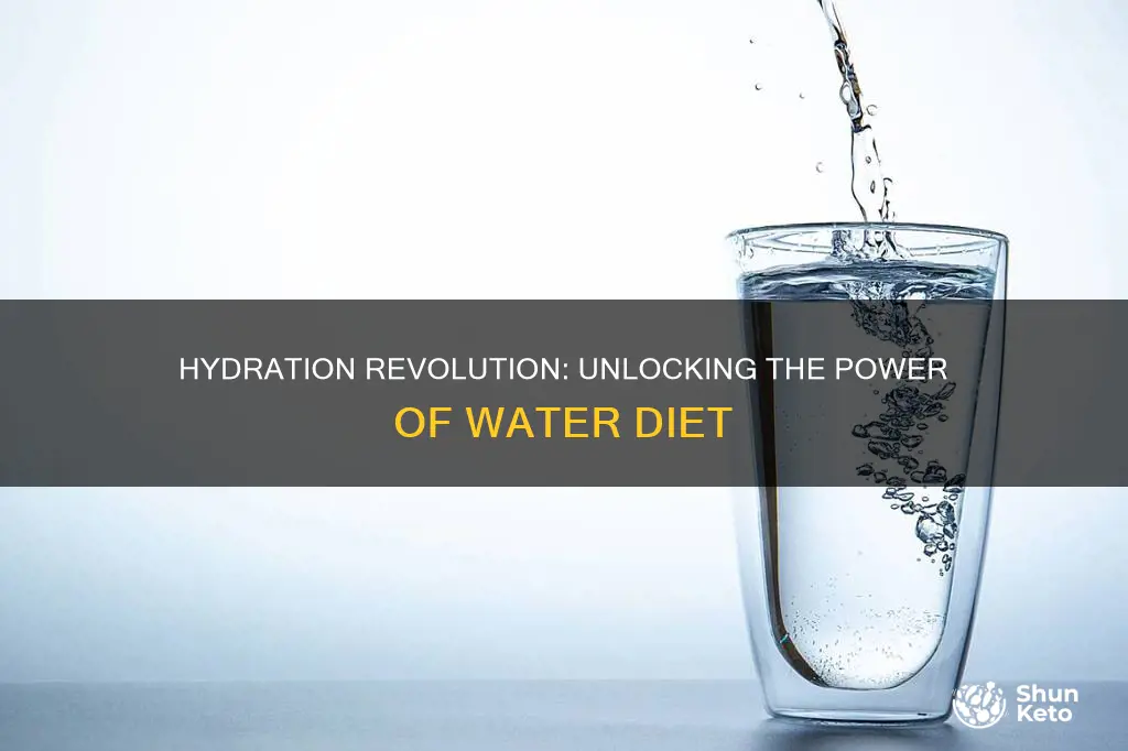 what will a water diet do