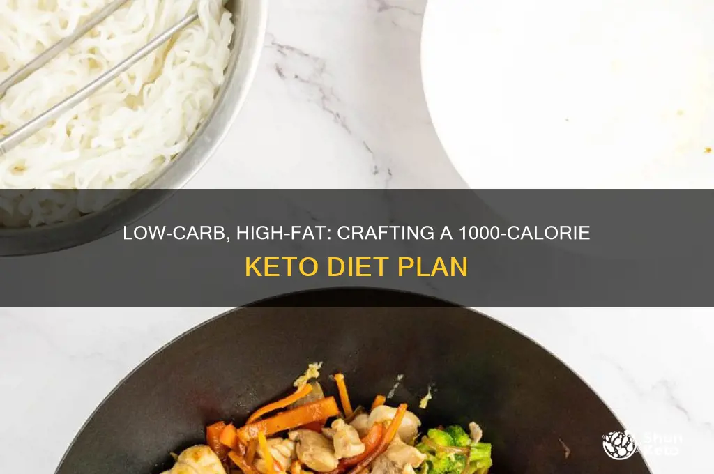 what would a 1000 calorie keto diet plan