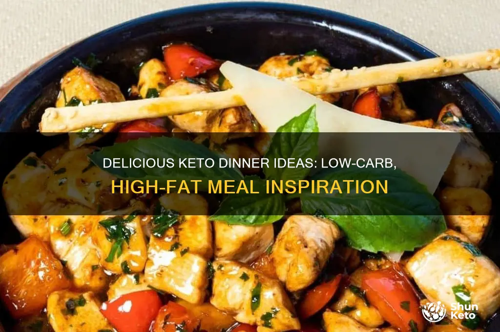 what would a keto diet dinner look like
