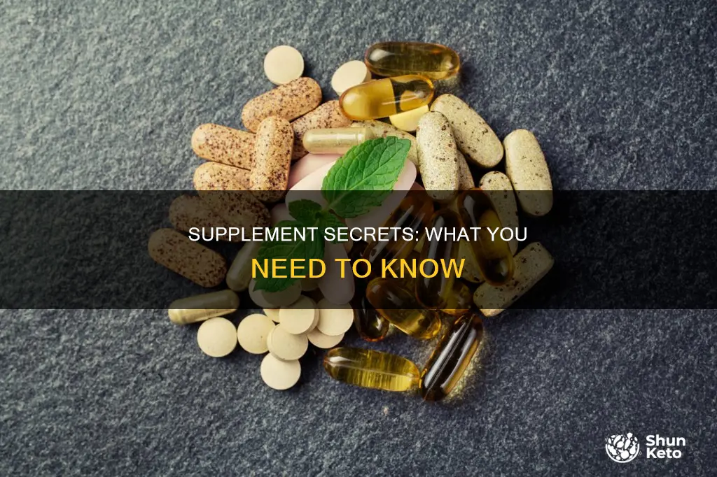 what you need to know about diet supplements