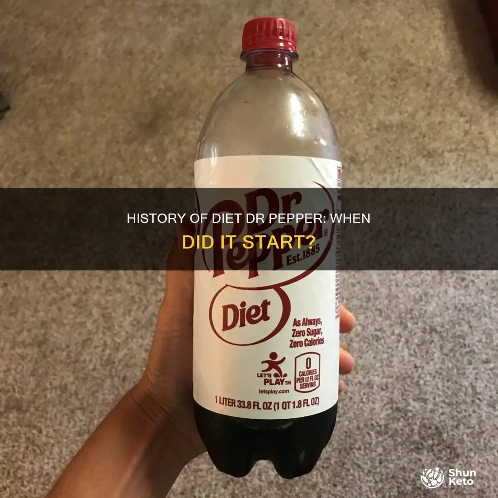 when did diet dr pepper start
