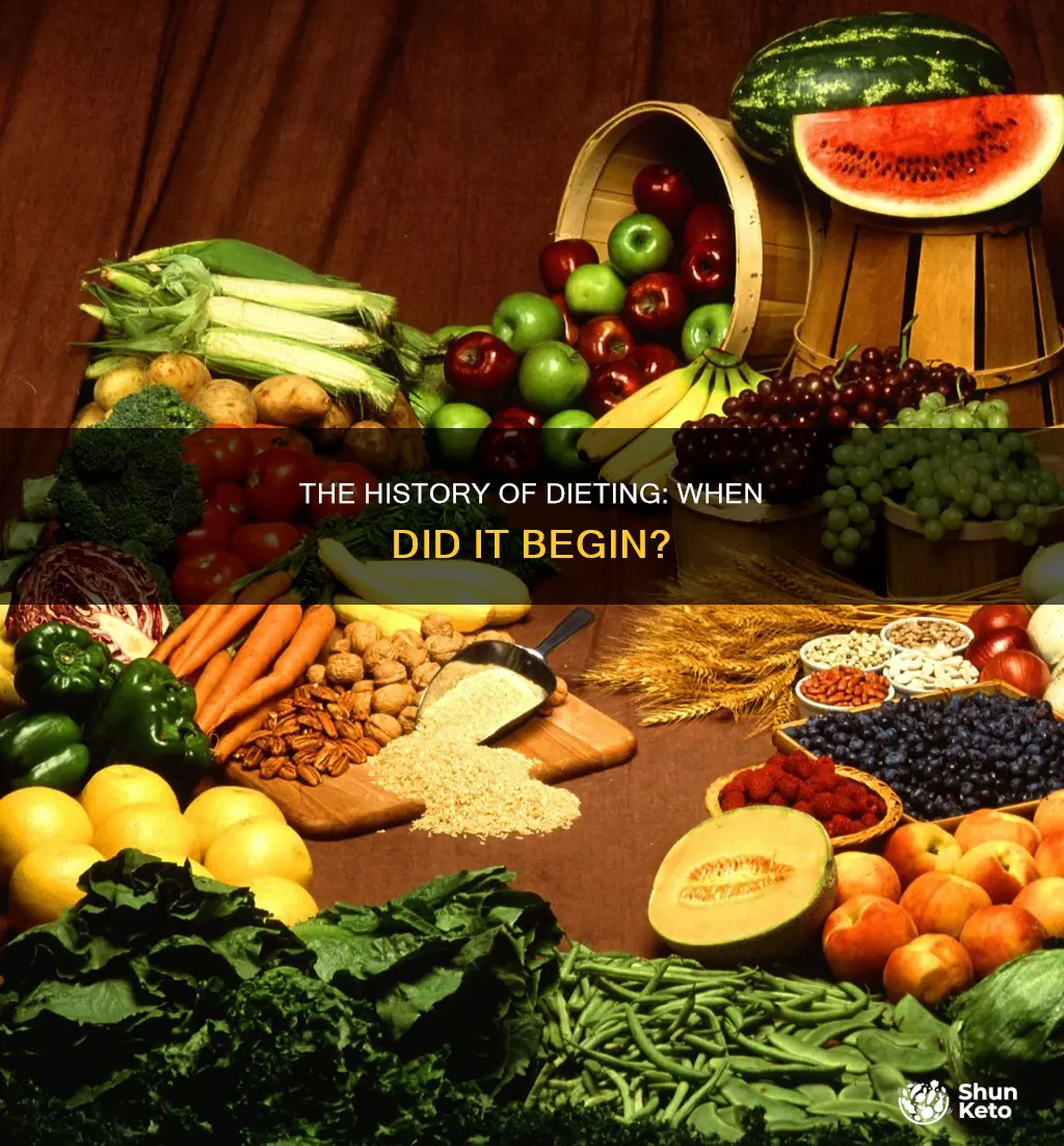 when did people start going on diets