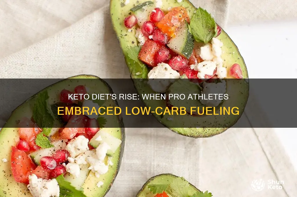 when did professional sthletes begin to use the keto diet