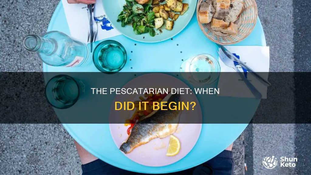 when did the pescatarian diet start
