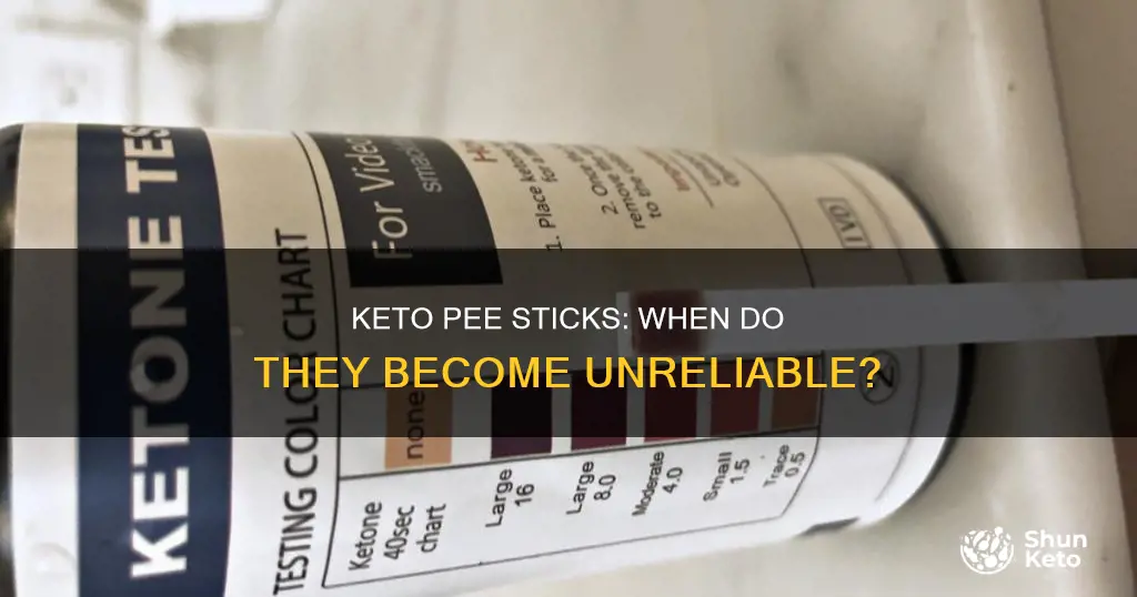 when do keto pee sticks stop working