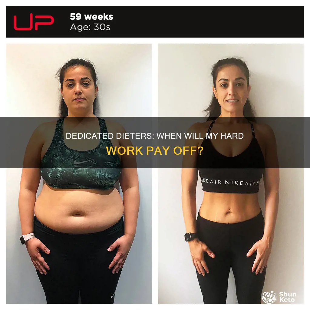 when do people start seeing results from diet and exercise
