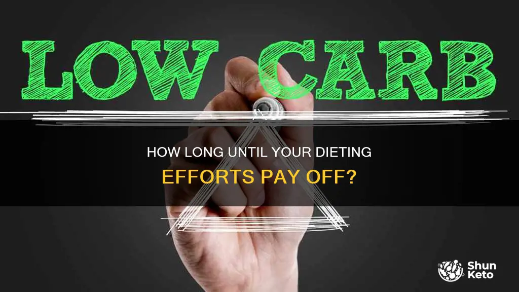 when do you start seeing results from dieting