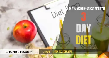 Weighing in After the 3-Day Diet: When and Why