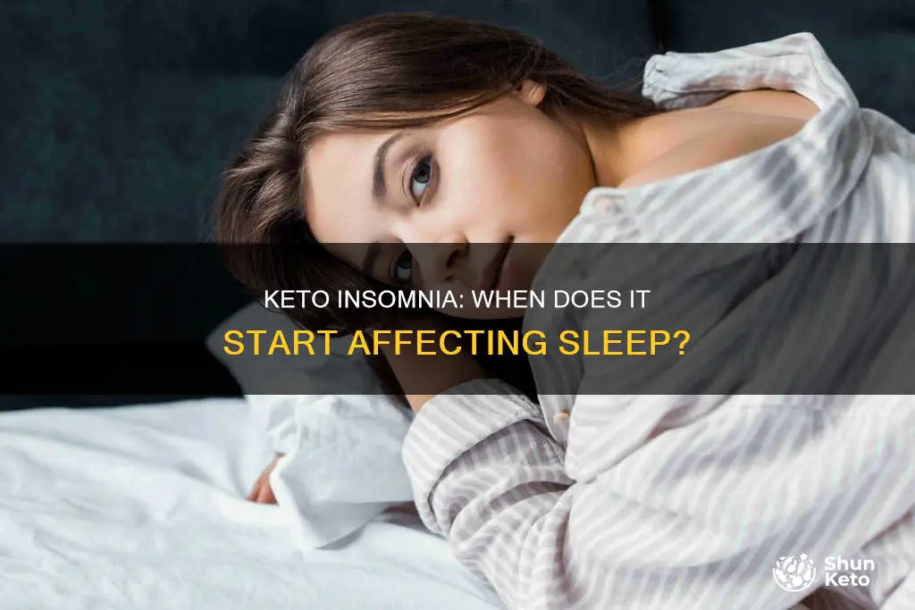 when does keto insomnia start