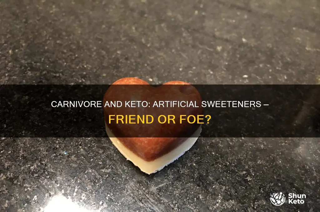 when eating carnivore can you have artificial sweeteners on keto
