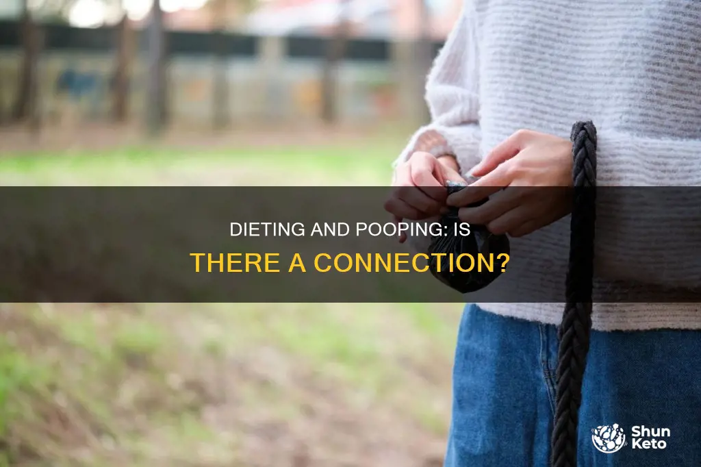 when i diet will i poop less