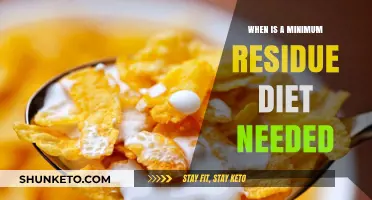 Residue Diet: When and Why You Need It