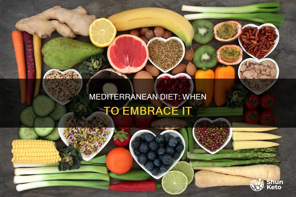 when is mediterranean diet recommended