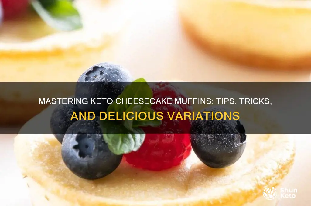 when making keto cheesecake muffins what can you