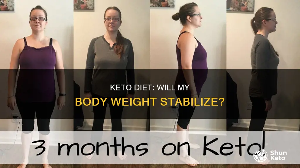 when on keto will your body weigh stableize