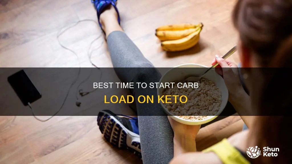 when should i start a carb load day keto