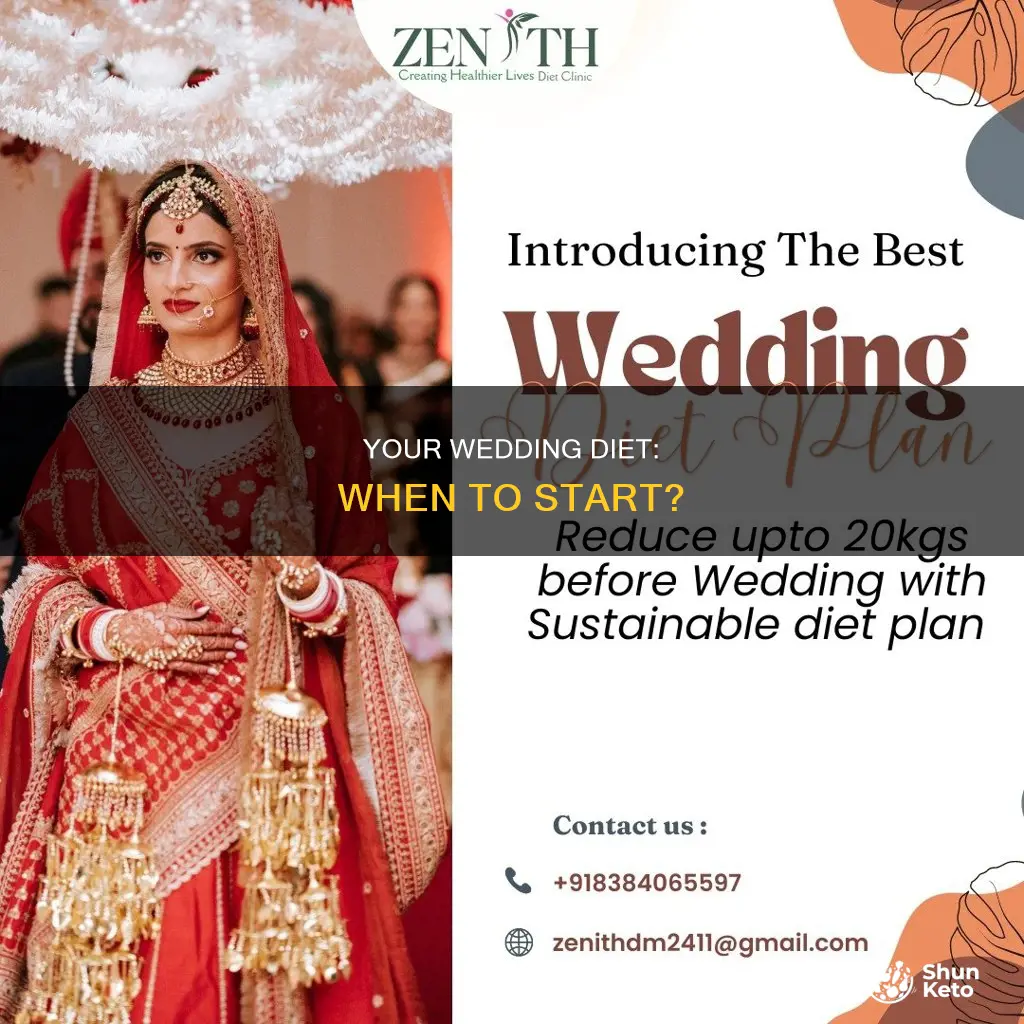when should i start my wedding diet