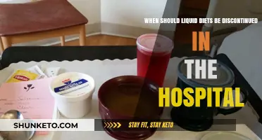 Liquid Diets: Hospital Discharge and Nutrition
