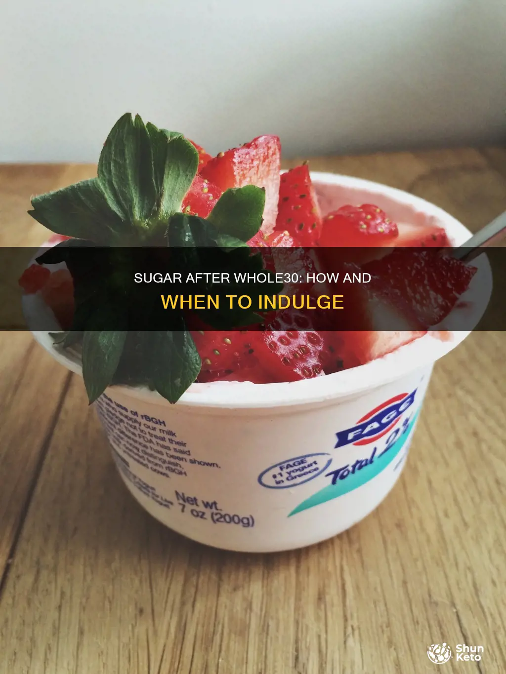 when to add sugar back to my diet after whole30