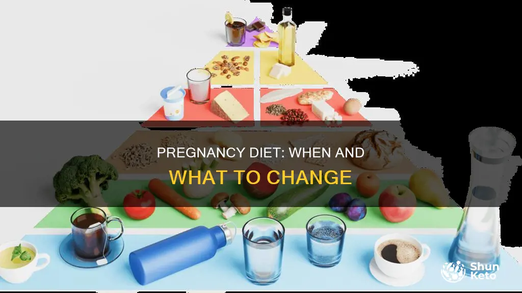 when to change diet for pregnancy