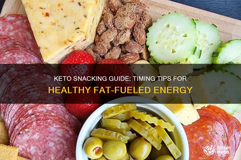 when to eat snacks on keto
