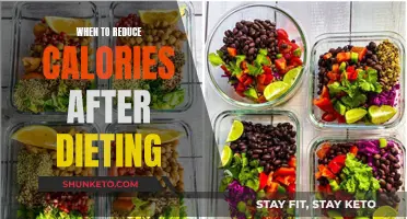 Calorie Reduction Strategies After Dieting: Timing and Techniques