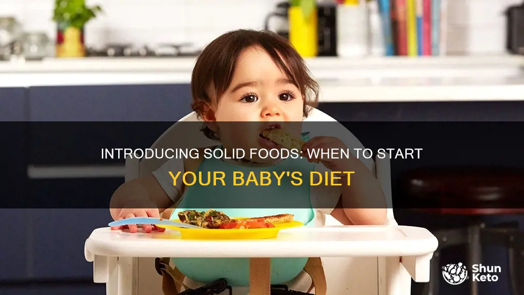 when to start diet for baby