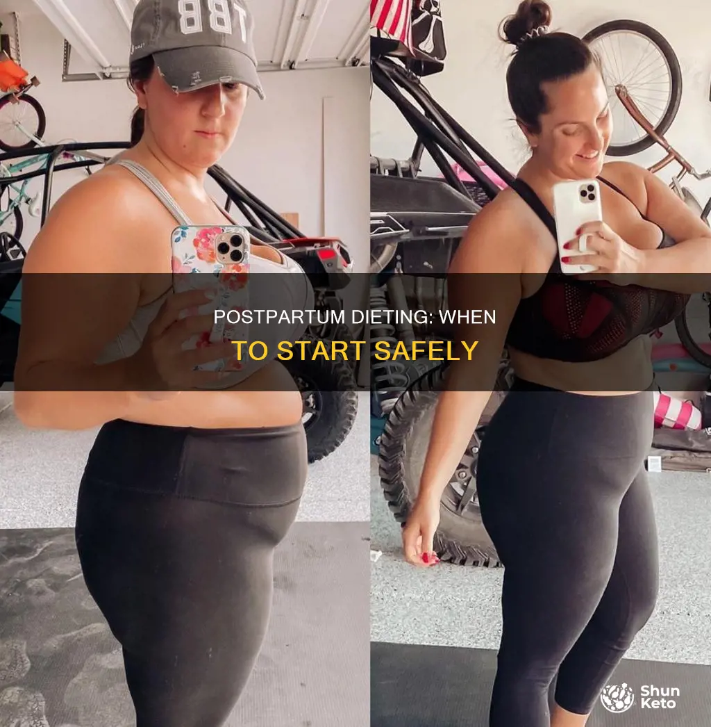 when to start dieting postpartem