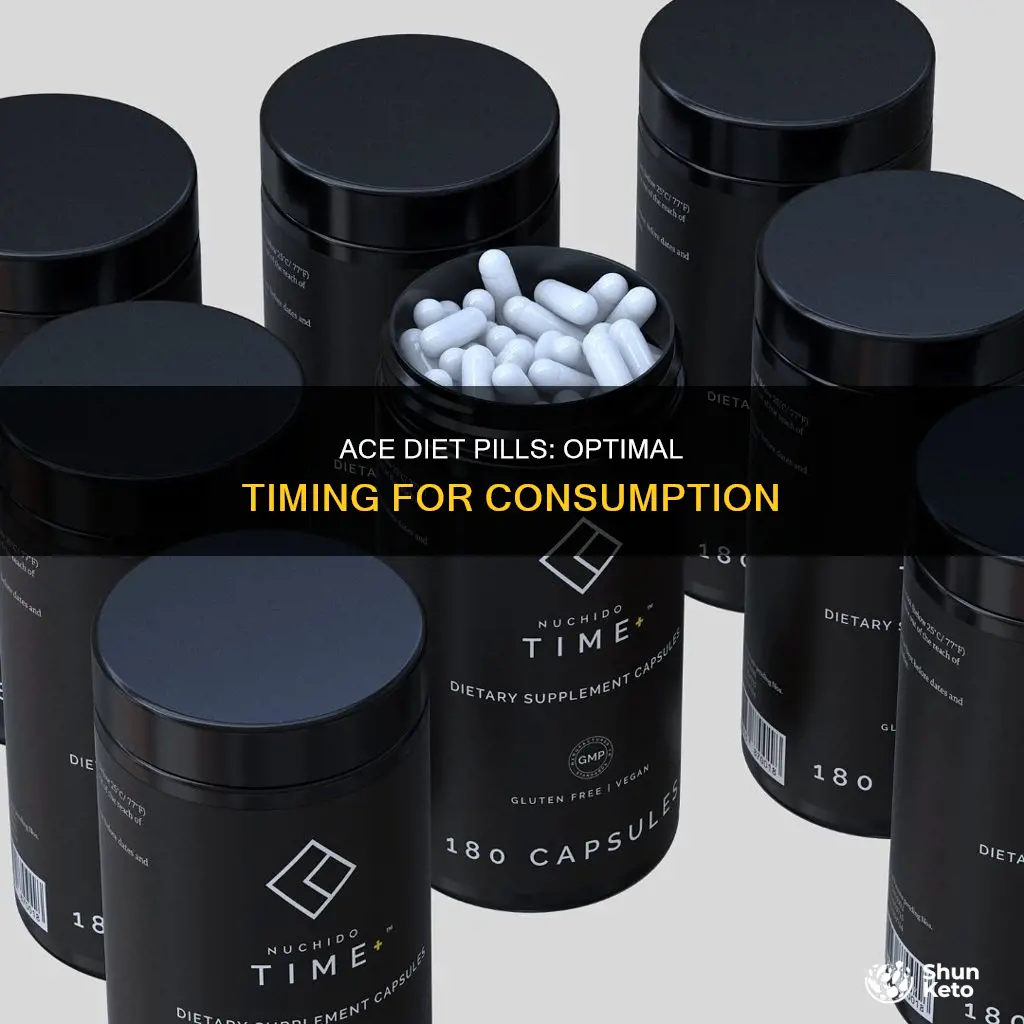 when to take ace diet pills