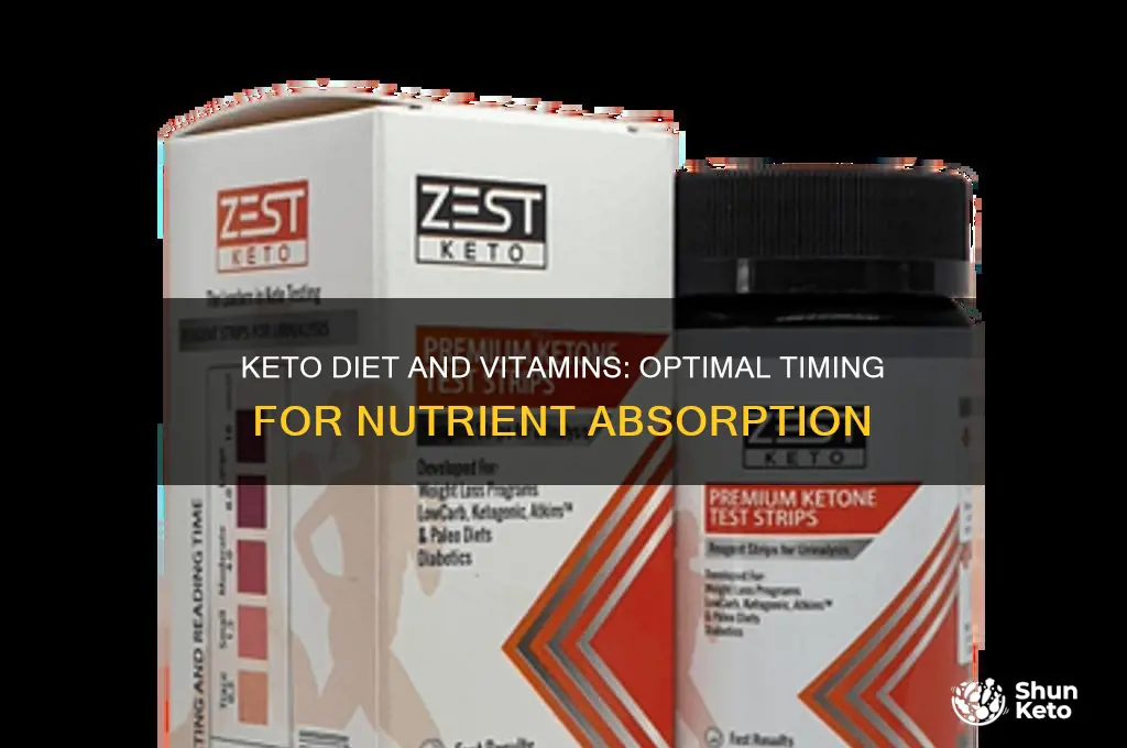 when to take vitamins when on the keto diet