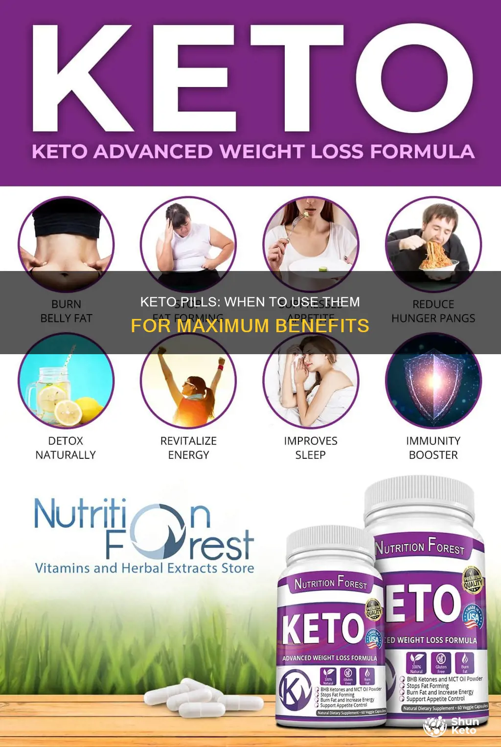 when to use keto pills