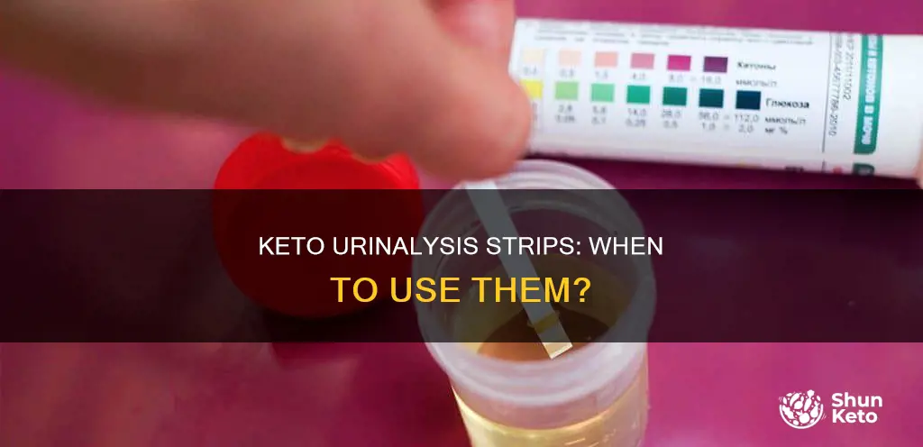 when to use keto urinalysis strips