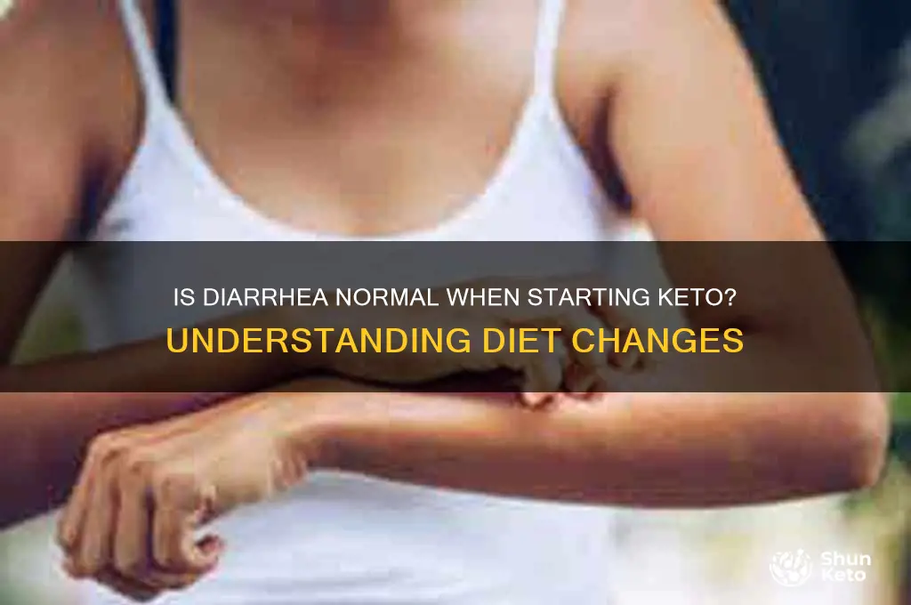 when u start keto is diarehha part of the diet
