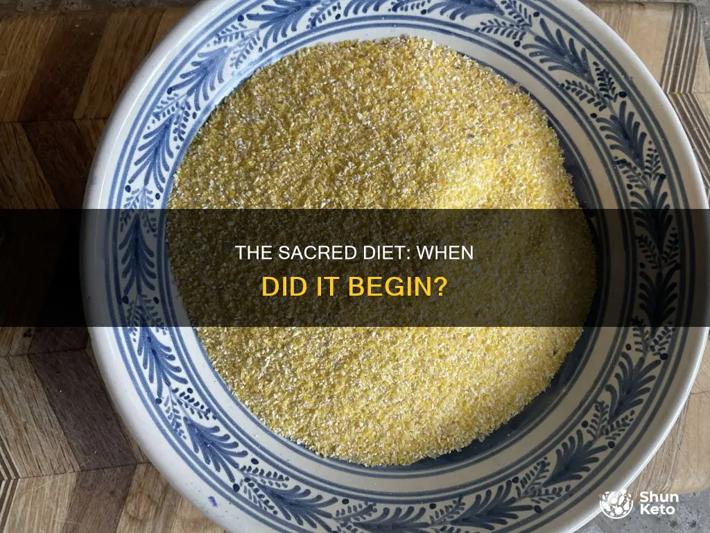 when was the sacred diet created what day