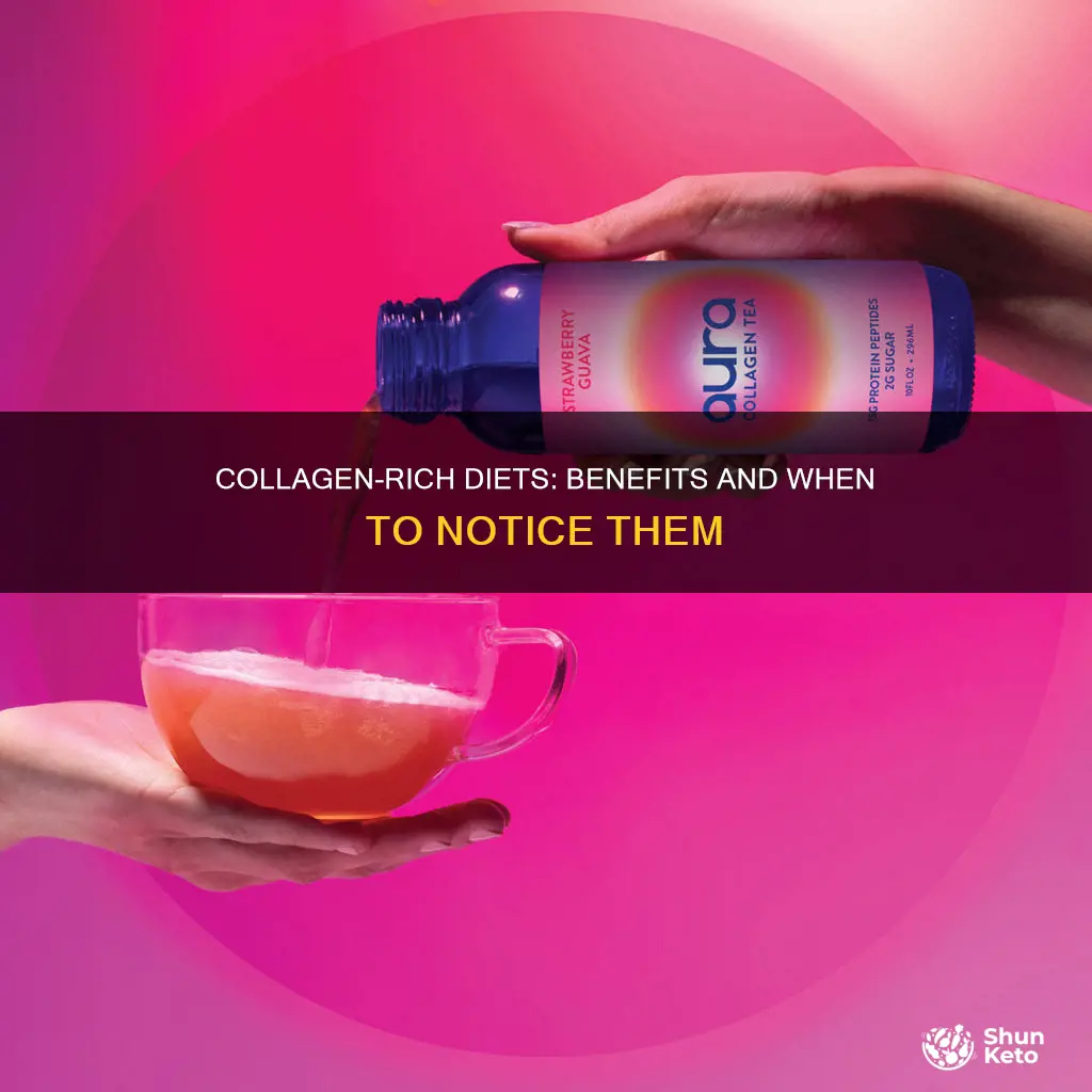 when will i benefit from a collagen rich diet