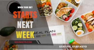 Tomorrow's Diet Starts Today: Next Week's Plan