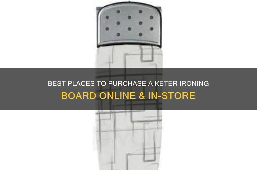 where can i buy a keter ironing board