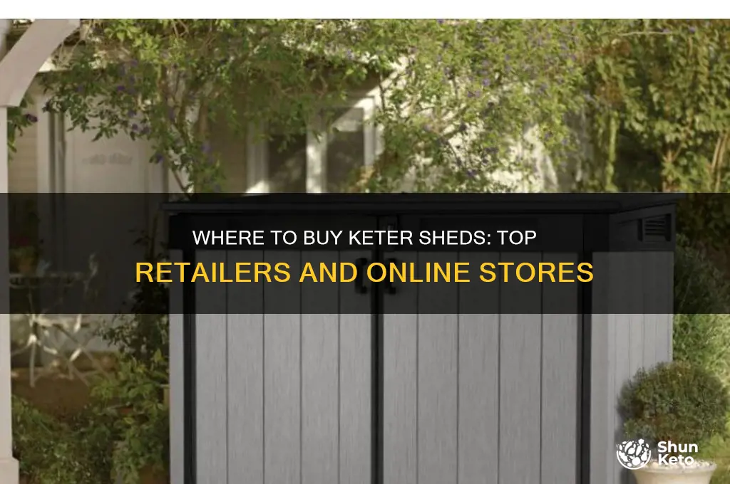 where can i buy a keter shed