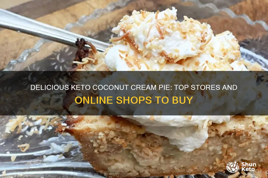 where can i buy a keto coconut cream pie
